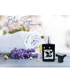 Luxe Retreat  - Spray Essential oil. 1oz Bottle. Luxurious Sandalwood & Blue Sage oil blend Spa scent.